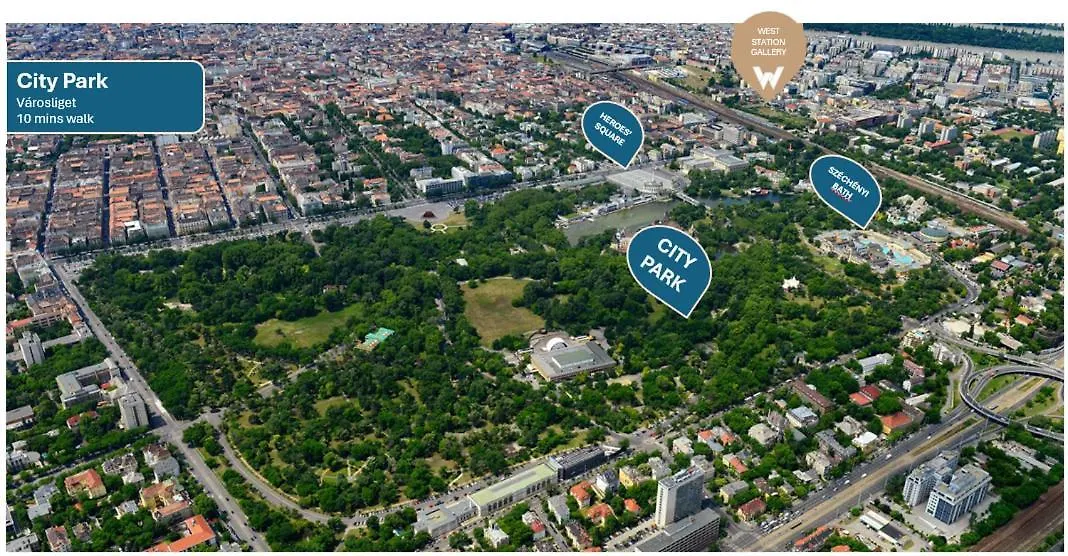 Apartamento West Station Gallery - Free Parking, Cozy Home, Perfect For Families Budapest